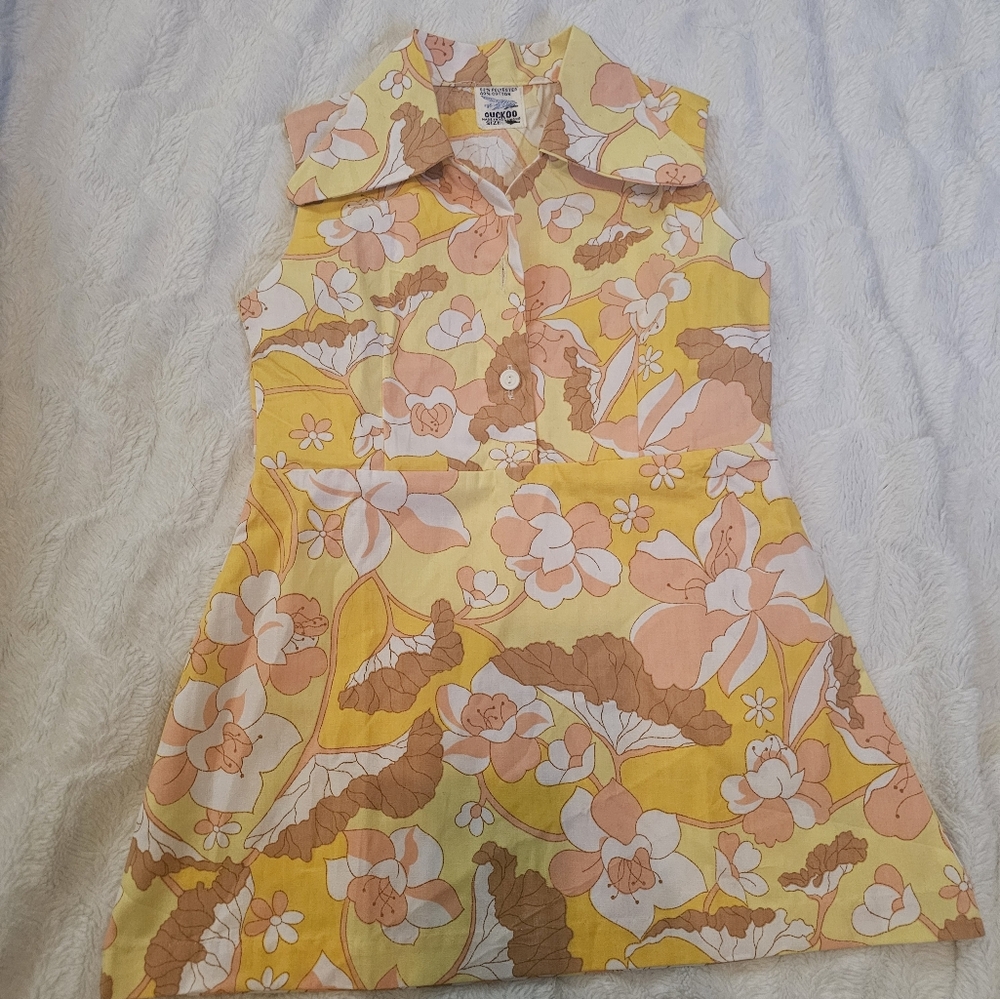 Unique Cuckoo Vintage Mad Men 70s Lilly Pulitzer 4t Dress